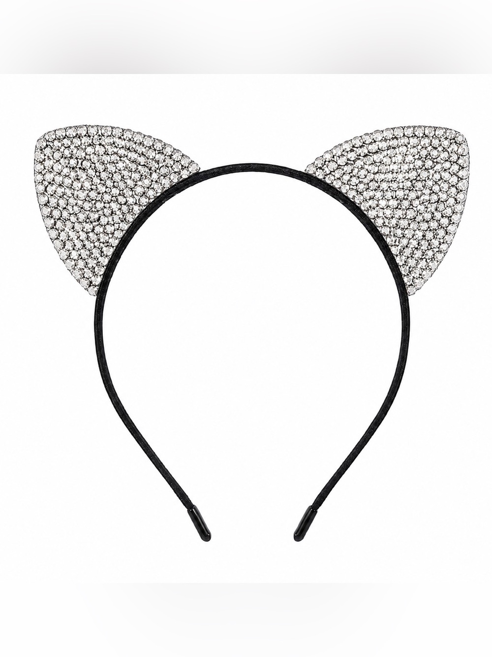 Crystal Diamond Rhinestone Crystal Cat Ears Headband New